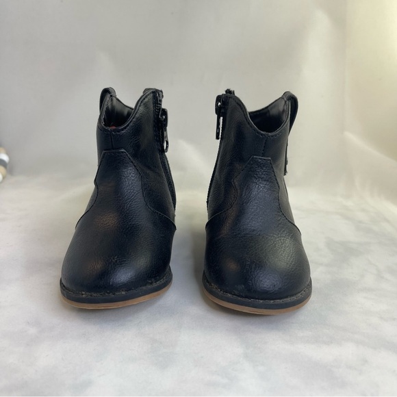 Little girl Black Ankle Boots Western Influence size 5 - Picture 2 of 8